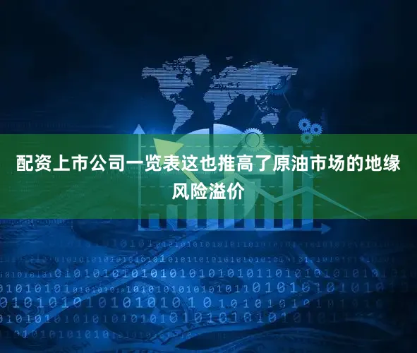 配资上市公司一览表这也推高了原油市场的地缘风险溢价